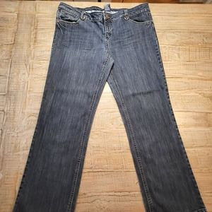 Vanity Mens Jeans Blue 40x33 Straight Leg Denim 5 Pockets Cotton Distressed